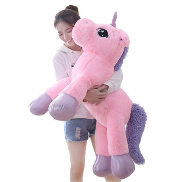 Sofipal Giant Unicorn Stuffed Animal Toys,Large Pink Unicorns Plush Pillow Cushion For Birthday,Valentines,Bedroom 43'