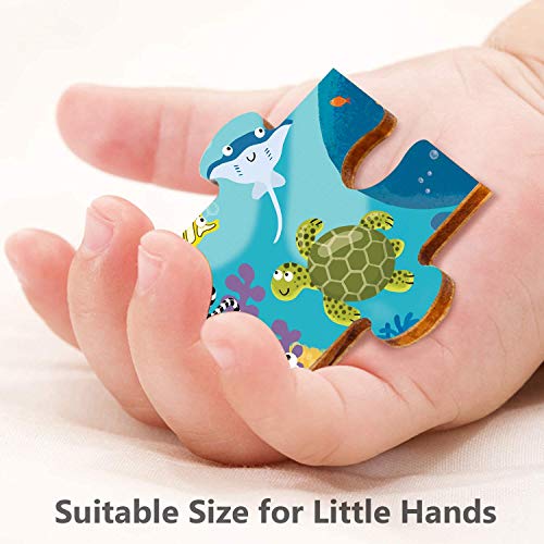 Webby Kids Underwater Animals Jigsaw Puzzle, 40 Pieces, Multicolour