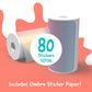 Ceaco Hello Blink Sticker Maker Refill Pack - 80 Glitter Stickers, 2x2 inches, Paper, Ages 8+