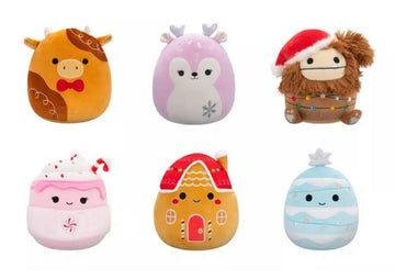 Squishmallows 2024 Christmas Squad 5'' Assortment A Mini Plush Dolls (Set Of 6)