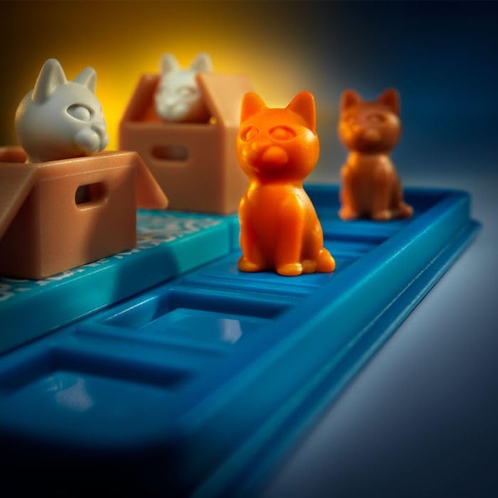 Smartgames Sg450 Cats & Boxes, Puzzle Game With 60 Challenges, 7+ Years
