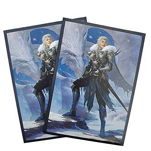 Fantasy North - Nala Tolbryth - Dragon Knight (Dormyr) - 100 Smooth Matte Tcg Trading Card Sleeves - Fits Magic Mtg Commander Po