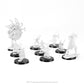 100Pcs 40Mm/1.57Inch Textured Plastic Black Round Miniature Bases, Model Base For Gaming Miniatures Or Wargames Table Top Games