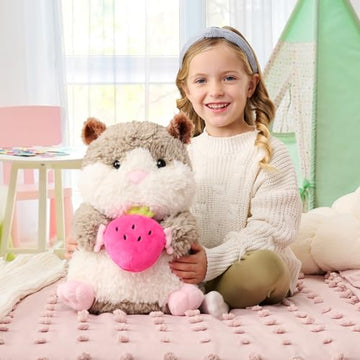Russ 14-Inch Strawberry Cuddle Guinea Pig Plush - Ultrasoft Official Jazwares Plush From The Makers Of Squishmallows