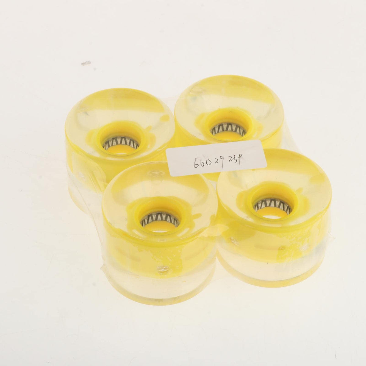 4X Skateboard Wheels 60mm Longboard Wheels Cruiser Wheels Yellow