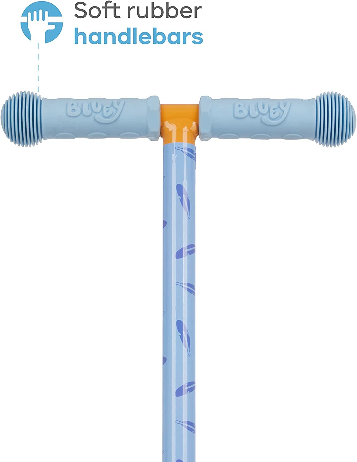 Voyager Bluey 3D Kick Scooter for Kids, 3-Wheel Light Up, Anti-Slip Deck, Lean to Steer, 75 LB Limit, Ages 3+