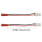 2pairs Compatible with Tamiya to JST Male Female Adapter with 10cm 4in 20awg Wire for RC FPV ESC Speed Controller Lipo Battery C
