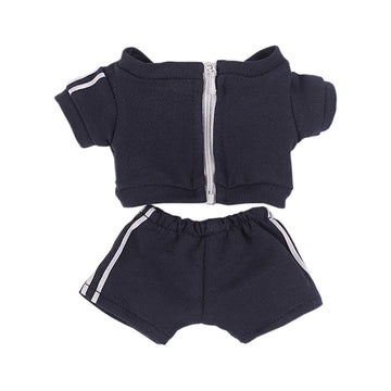 Niannyyhouse Sportswear Uniforms 7.8'(20Cm) Plush Doll Stuffed Figures Toys Clothes (Navy Blue)