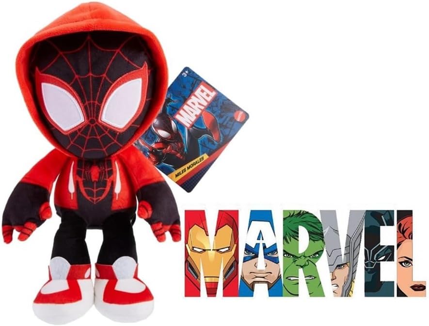 Marvel Plush Character Figure, 8Inch Super Hero Soft Doll, Collectible Gift for Kids & Fans Ages 3 Years Old & Up  with Collec