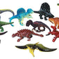 Dozen Small Toy Dinosaurs: 2.5 Inch Plastic Toy Dino Figures