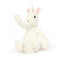 Jellycat Bashful Unicorn Stuffed Animal Plush, Medium, 12 inches