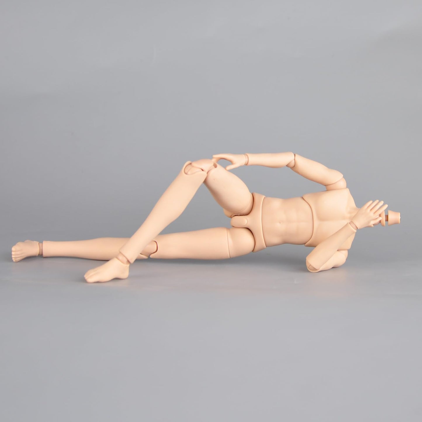 Ymy23 25 Male Doll Body Compatible With Ob22 Ob24 Gsc Bjd Doll Head Diy Drawing Mannequin Action Figure Models(Light Tan-9.25 In