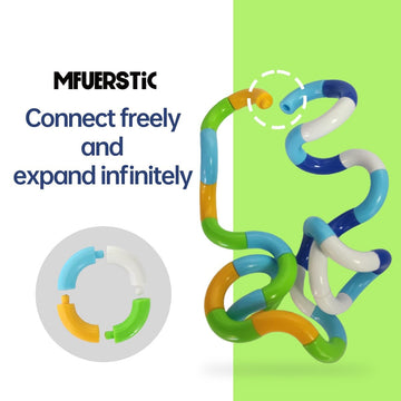 MFUERSTIC(10-Pcs) Tangles Quiet Fidget Toys for Classroom Kids.Fidgets Toys for mature-themed Relieve Anxiety and Stress.Brain Imagination Tools.Gift for Relax Therapy Educational Toy for mature-themeds and Kid