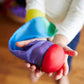 Sarah'S Silks - Skytail - Waldorf Toys For Kids, 35'' Long, Safe For Outdoor And Indoor Use - Rainbow Comet