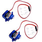 DIYmalls Feetech FS90R 360 Degree Continuous Rotation Micro RC Servo Motor 6V for Arduino Microbit Smart Car Robot (Pack of 2)