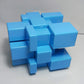 Tanch Ss Mirror Speed Cube 3X3 Stickless Dysmorphism Magic Cube Puzzle Toy Blue