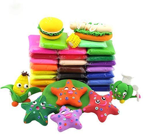 Firstly12 Air Drying Modeling Clay Plasticine Ultra Light Soft Modeling Magic Craft Kit, Diy Educational Creative Gift For Kidsp