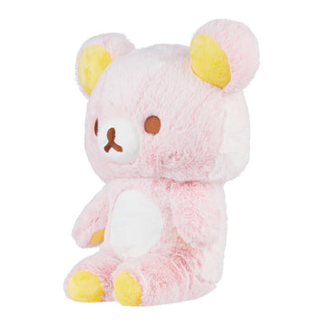 Rilakkuma San-X Original Long Pile Sherbet Series Plush - Soft Pink - 15-Inch