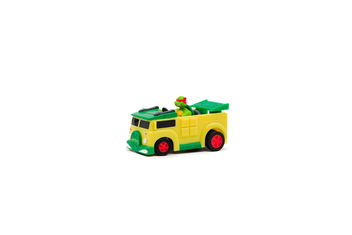 Teenage Mutant Ninja Turtles Raphael Micro Shell Racer RC Vehicle, 3" Plastic Toy, Model 71033, Ages 5+