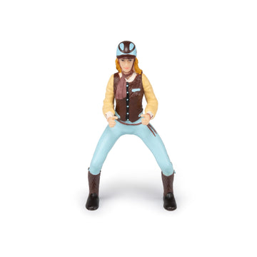 Papo ''Riding Woman Fashion Figure, Blue