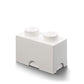 Room Copenhagen, Lego Storage Brick Box - Stackable Storage Solution - Brick 2, White (40020635)