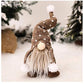Yanghome Christmas Elf Decoration Xmas Ornaments Thanksgiving Day Gifts Swedish Gnomes Plush Nisse Tomte Figurines Doll Desk Lit
