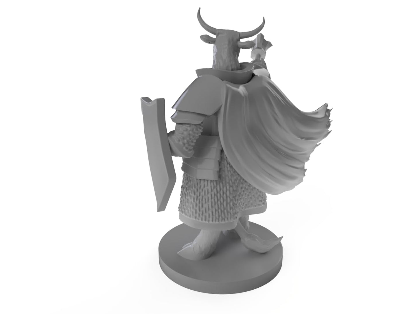 Minotaur Male Cleric Tabletop Dnd Gaming Miniature