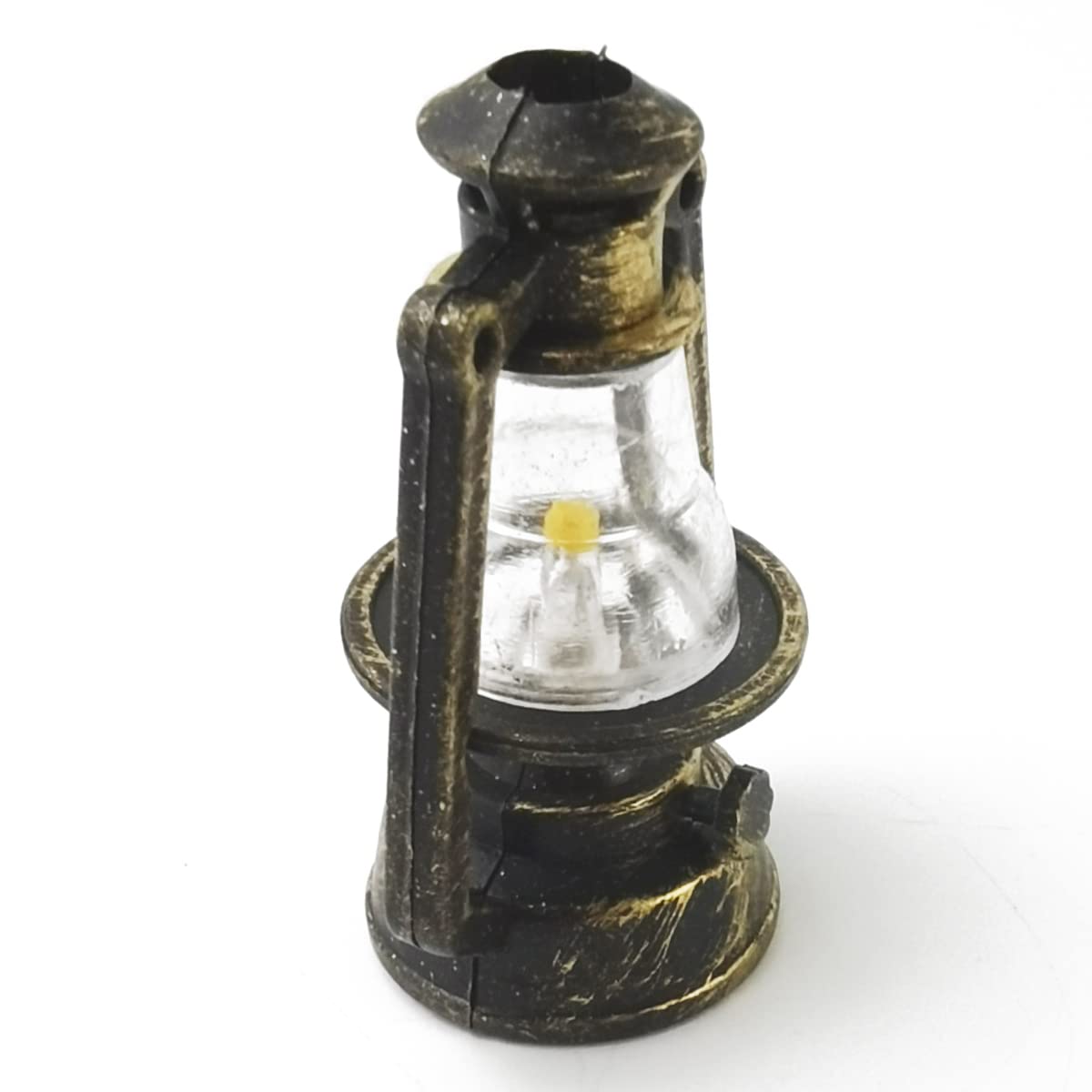 Nsbell 8Pcs Dollhouse Miniature Lantern Dummy Kerosene Lamp Light Dollhouse Miniature Supplies Resin Craft For Room Plants Pot Garden Dollhouse
