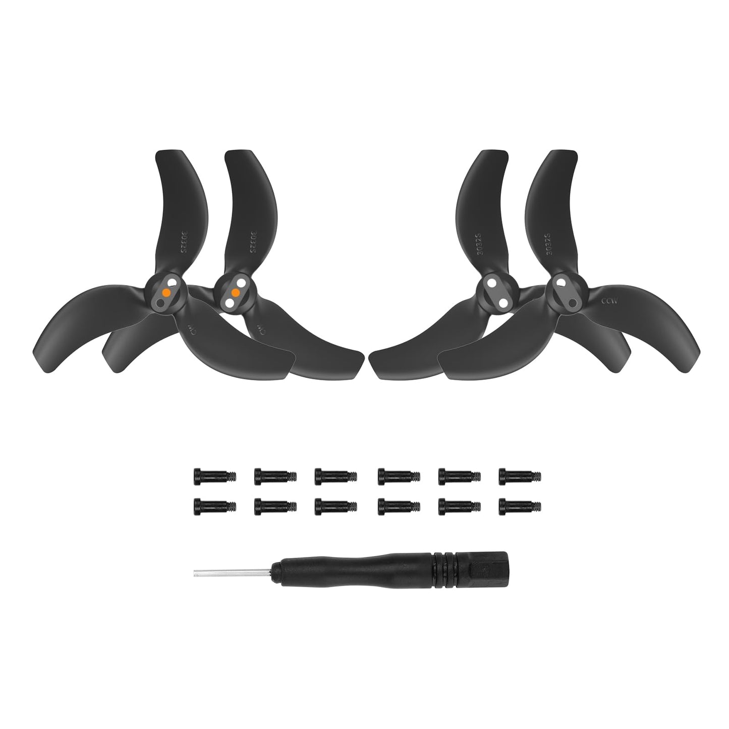 Generic (12Pcs) Avata 2 Propellers Blades Low Noise Wings Quick Replacement Spare for DJI Avata 2 Drone Accessories
