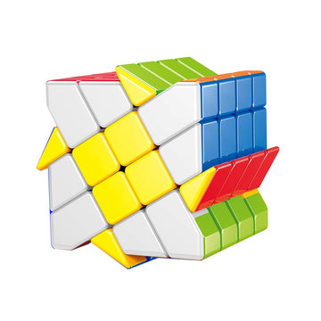 Ai-Yun 4X4X4 Windmill Speed Cube Unconventional Stickerless 4  4 Windmill Magic Cube Puzzle Children'S Educational Toys