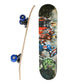 QXWRIFT Wooden Skateboard for Marvel Fans, Mini Cruiser Skate Board 24 x 6 Inch for Boys and Girls Age 3 to 12 Years, Beginner F