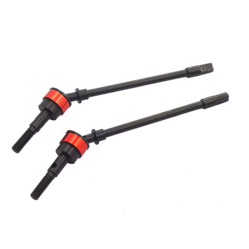 2PCS Vgoohobby Hard Steel CVD Drive Shaft Front Axle Dogbone Hop-Up Parts Compatible with Axial SCX10 1/10 RC Climbing Car Crawl