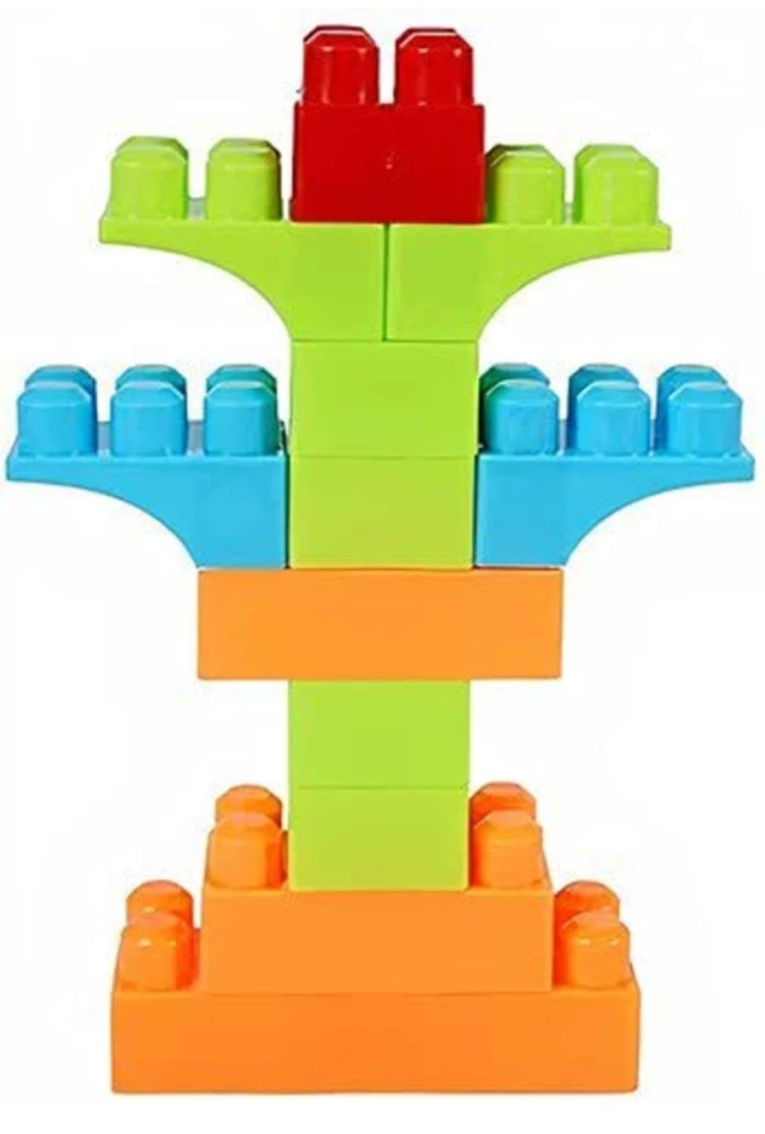 Little Toys Building Block Game For Kids, 100 Pieces, Multicolor, Small Blocks, Best Gift Toy For Boys And Children