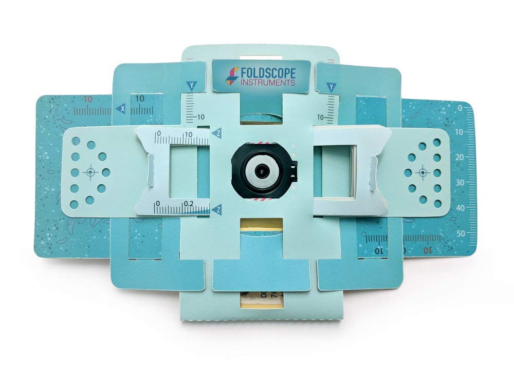 Robocraze Foldable Diy Paper Foldscope Microscope Basic Kit Diy Paper Microscope (Pack Of 1)