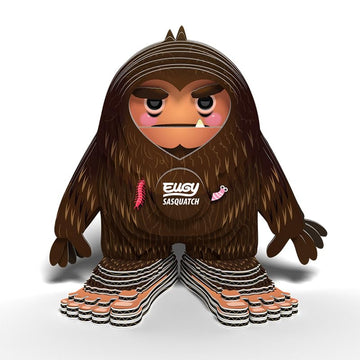 Eugy Sasquatch 3D Puzzle - 31 Piece Eco-Friendly Educational Toy Puzzle For Boys, Girls & Kids Ages 6+