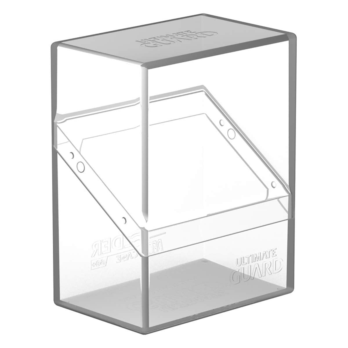 Ultimate Guard Boulder 60+ Classic, Deck Case For 60 Double-Sleeved Tcg Cards, Clear, Secure & Durable Storage For Trading Card Games