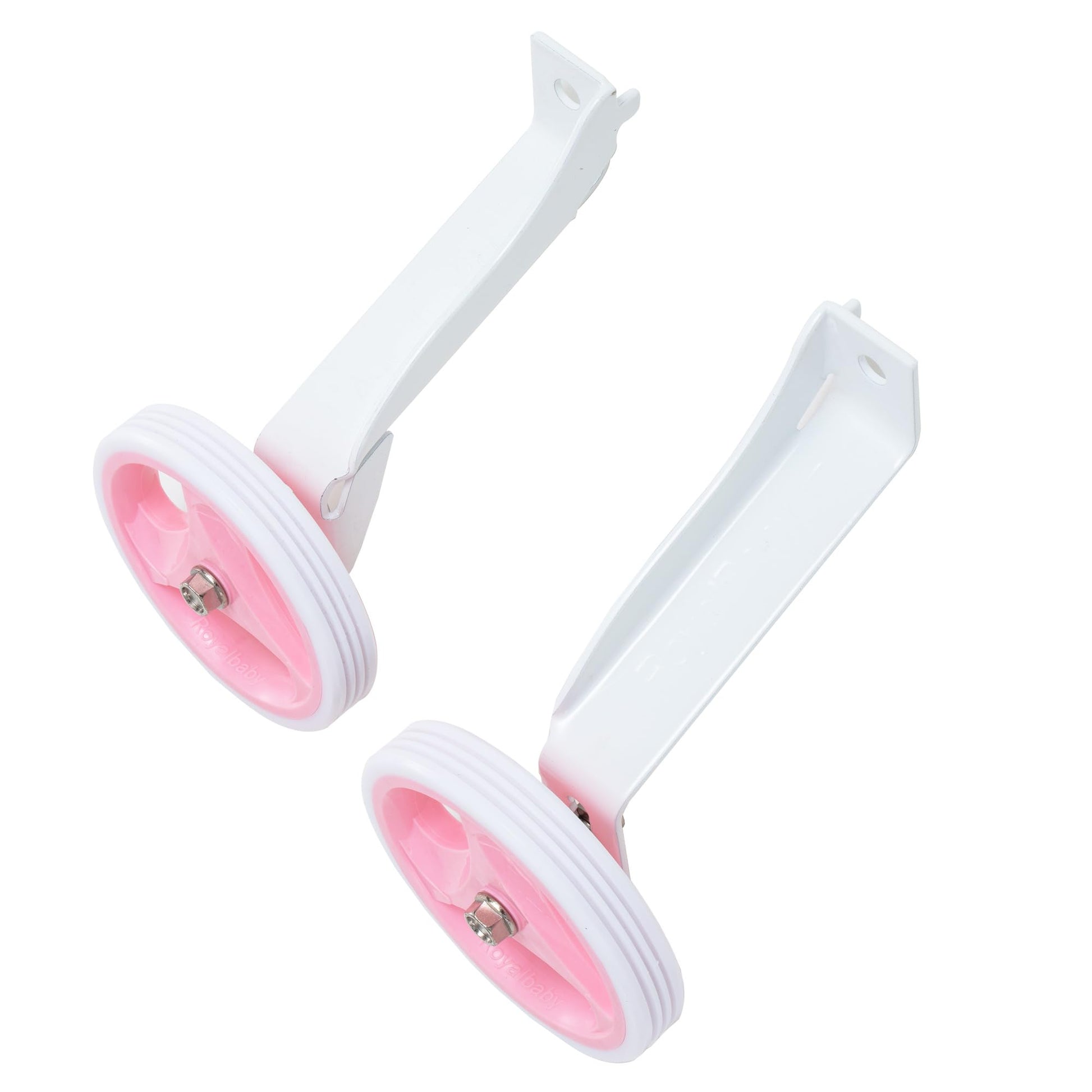 Royalbaby Kids Bike Training Wheels For Royalbaby 16 Inch & 18 Inch Bicycle, 16''/18'' Pink, 1 Pair