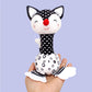 D-Kingchy Baby Toys 0-12 Months, Black And White Newborn Toys, Soft Plush Rattle Stuffed Animal Toy With Teether And Sound, Deve