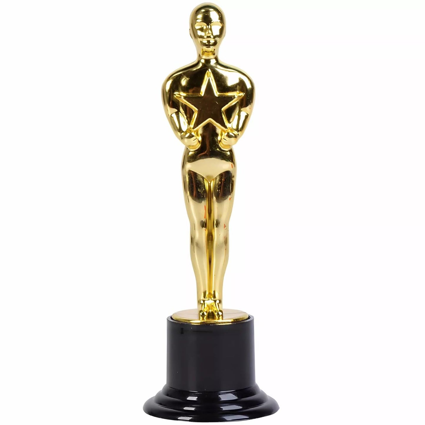 Rhode Island Novelty 6 inch Plastic Gold Movie Award Statue, One Per Order
