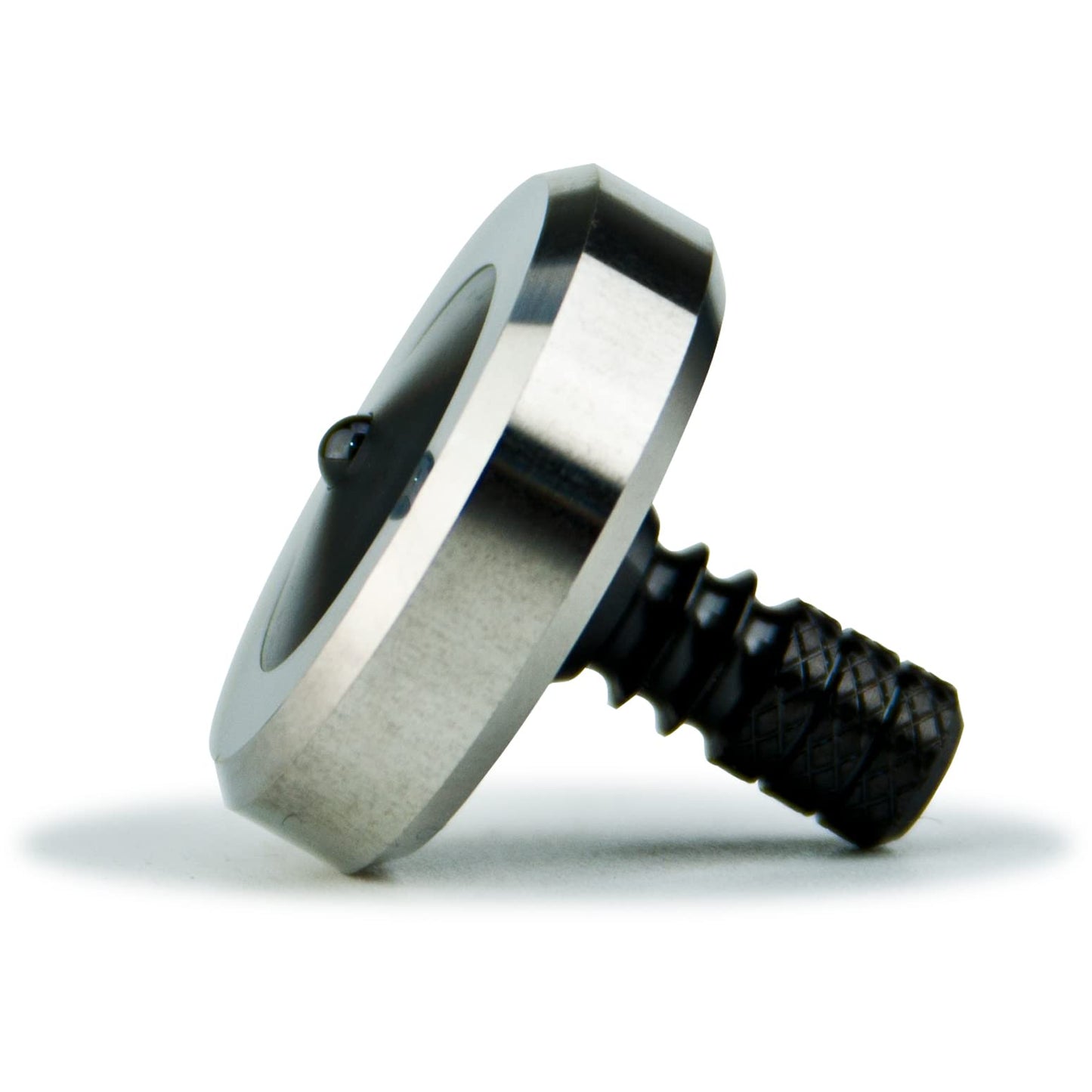 DjuiinoStar enhanced Spinning Top  Stainless Steel Collar with Zirconium Stem  8-10 Minutes  High Precision EDC Desktop Toy DST-813R