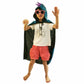 Qiaoniuniu Dinosaur Costumes Blue Dragon Cape Halloween Dress Up Clothes 3-8 Years Old
