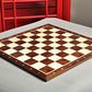 The House Of Staunton Indian Rosewood & Maple Wooden Chess Board - 2.25' With Notation & Logo