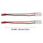 2pairs Compatible with Tamiya to JST Male Female Adapter with 10cm 4in 20awg Wire for RC FPV ESC Speed Controller Lipo Battery C