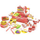 Pretend Play Dishwasher Kitchen Sink Toy Set with Running Water