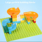 6 Pack Large Building Brick Baseboard In Green, 10 X 10 Inch Baseplates Compatible With Duplo,Mega, Baseplate For Diy Play Table Or Wall