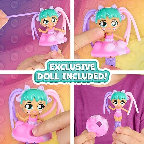Fashion Fidgets Fashion Show Playset - 2-in-1 Runway & Trading Board with Exclusive Doll - Multicolored - Model 1487