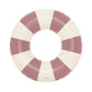 Petites-Pommes Floats for Kids - Durable Inner Tube, Handprinted Classic Striped Design Children's Swim Rings, Soft Comfort Seam