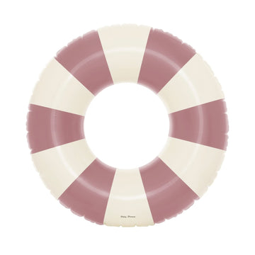 Petites-Pommes Floats for Kids - Durable Inner Tube, Handprinted Classic Striped Design Children's Swim Rings, Soft Comfort Seam