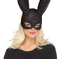 Glitter Bunny Mask, Black