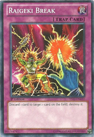 Yu-Gi-Oh! - Raigeki Break (Ys12-En031) - Starter Deck: Xyz Symphony - 1St Edition - Common